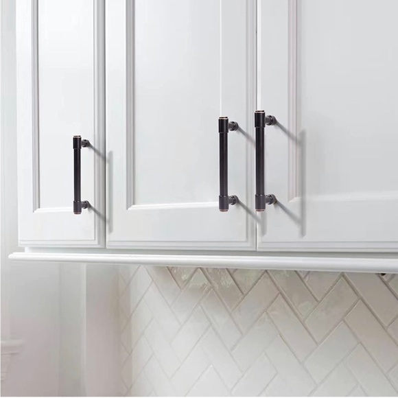 khtumeware Oil Rubbed Bronze Cabinet Pulls - Center to Center 4" - Pack of 12 - Picture 3 of 3